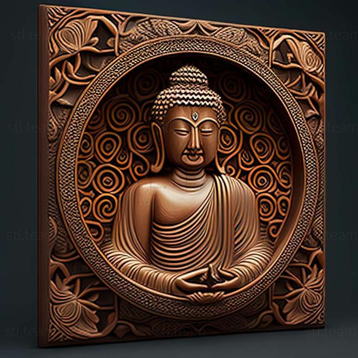 3D модель Будда (STL)